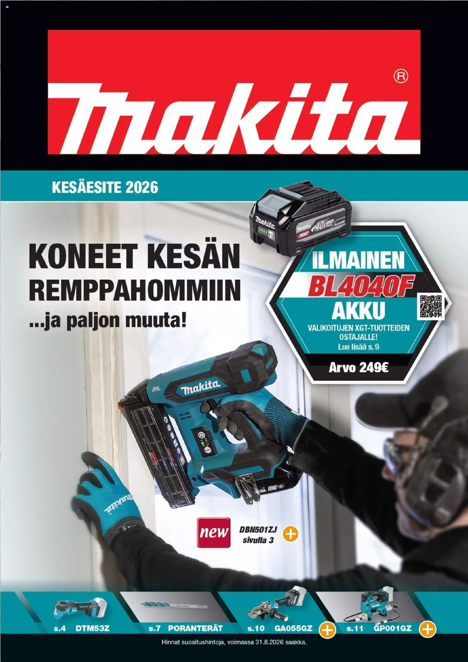 Kaupan Makita Makita tarjoukset esikatselu, voimassa 01/01/2026