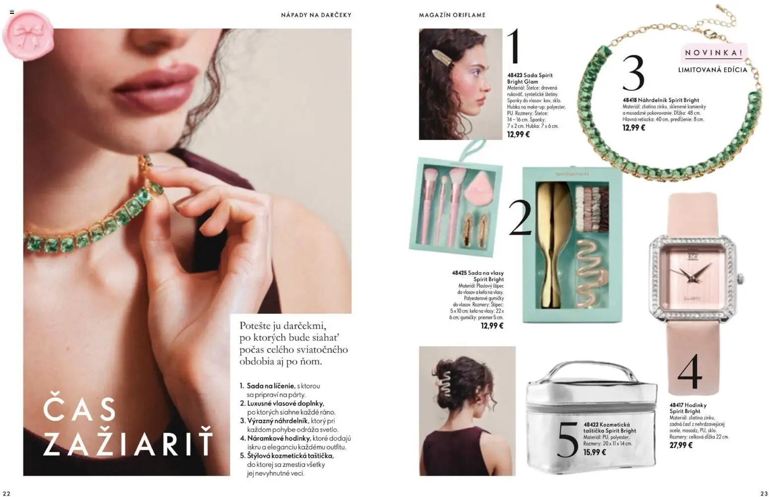 Náhľad Oriflame letáku platného od 11.11.2026 - Hodinky, Kefa, Hubka