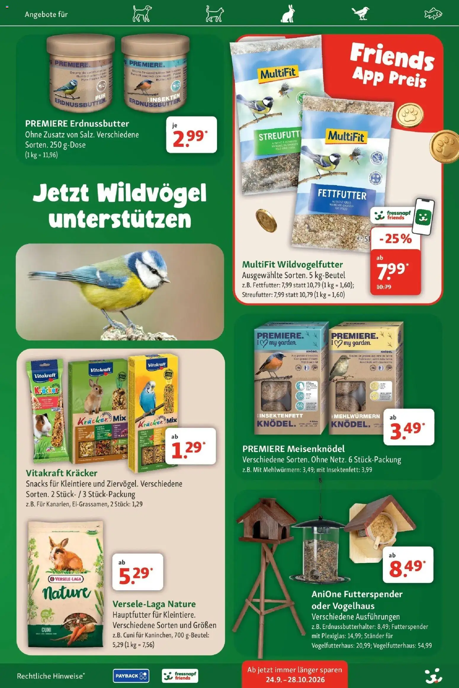 Vorschau von dem Prospekt des Geschäftes Fressnapf, gültig ab dem 24.09.2026