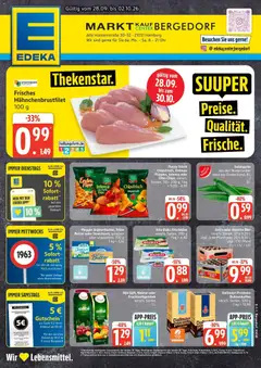 Vorschau von dem Prospekt des Geschäftes Edeka, gültig ab dem 28.09.2026
