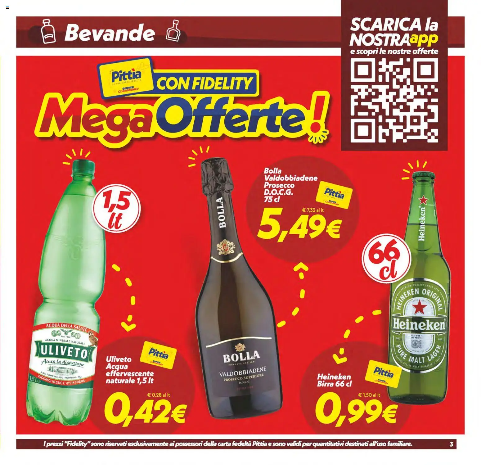 Anteprima dell'opuscolo SuperConveniente volantino Catania, Misterbianco dal negozio SuperConveniente valido da 01/09/2026 - Acqua, Birra, Prosecco, Acqua minerale, Heineken, Bevande