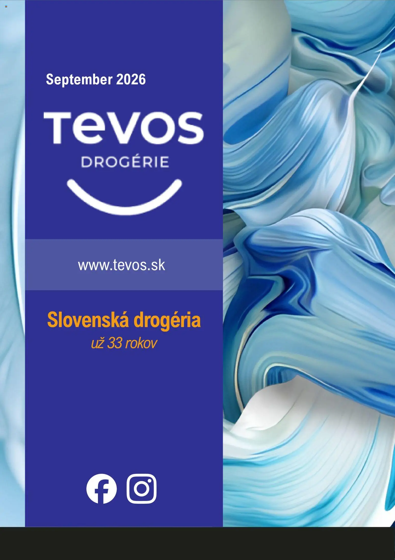 Náhľad TEVOS drogérie letáku platného od 03.09.2026