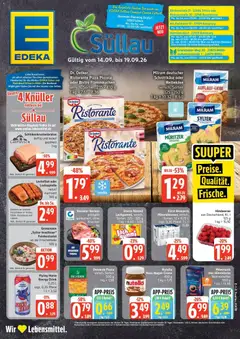 Vorschau von dem Prospekt des Geschäftes Edeka, gültig ab dem 14.09.2026