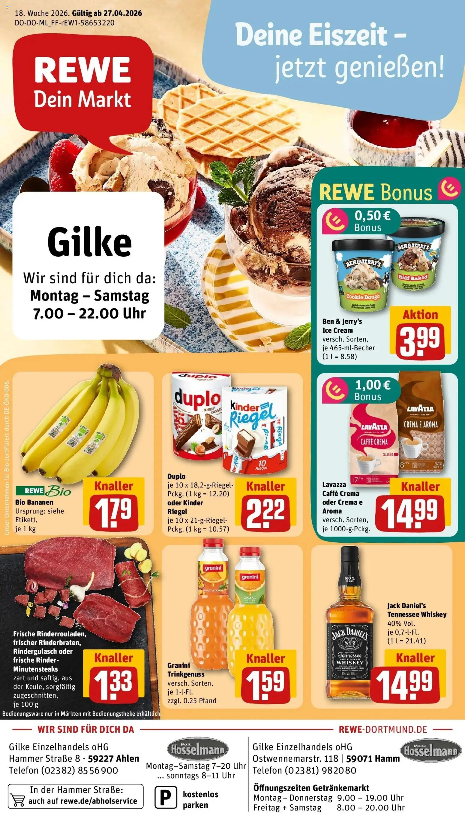Vorschau von dem Prospekt des Geschäftes Rewe, gültig ab dem 27.04.2026