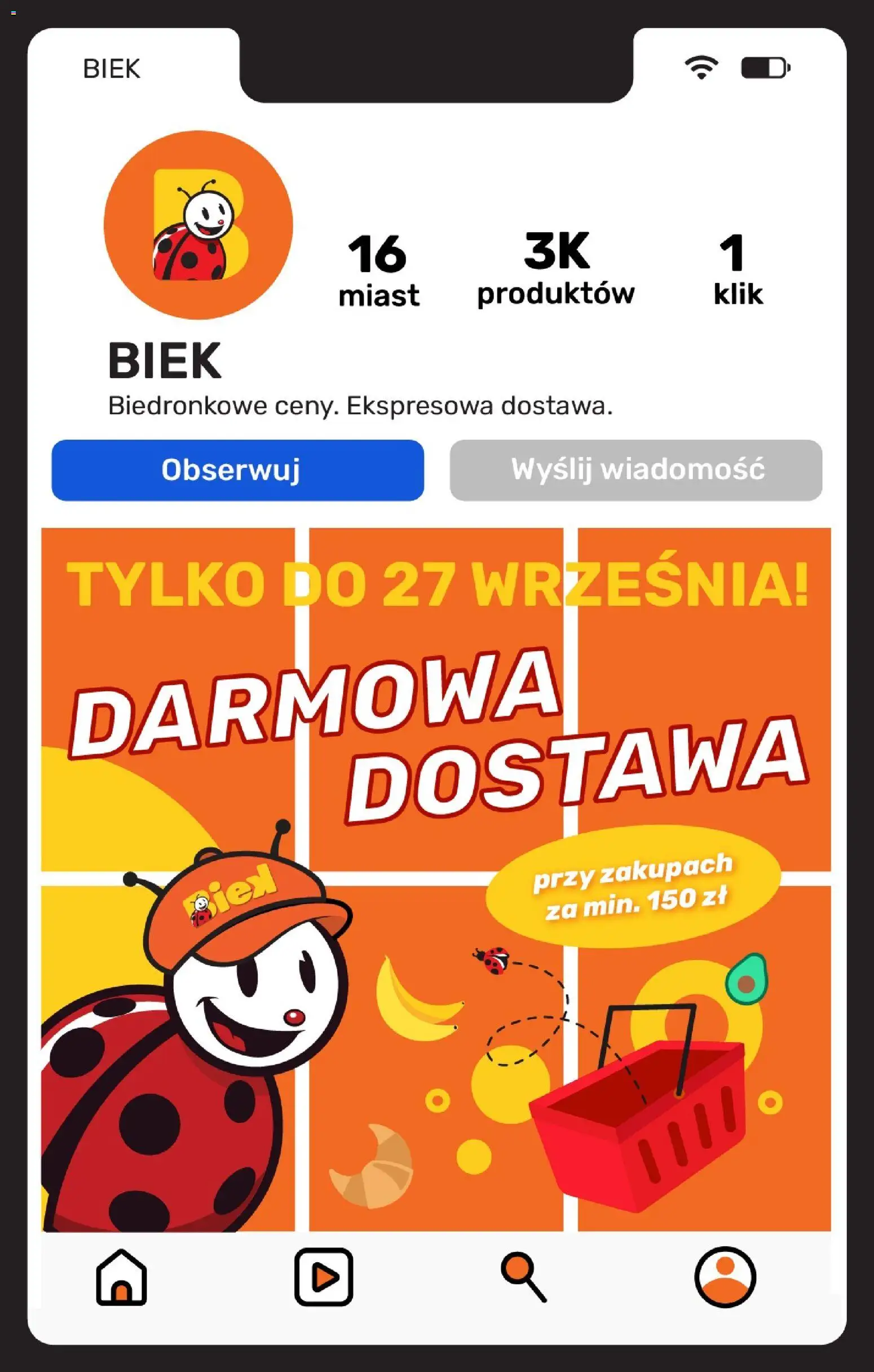 Pogląd gazetki "Biedronka gazetka - Biek" ze sklepu Biedronka ważnej od 26.09.2026