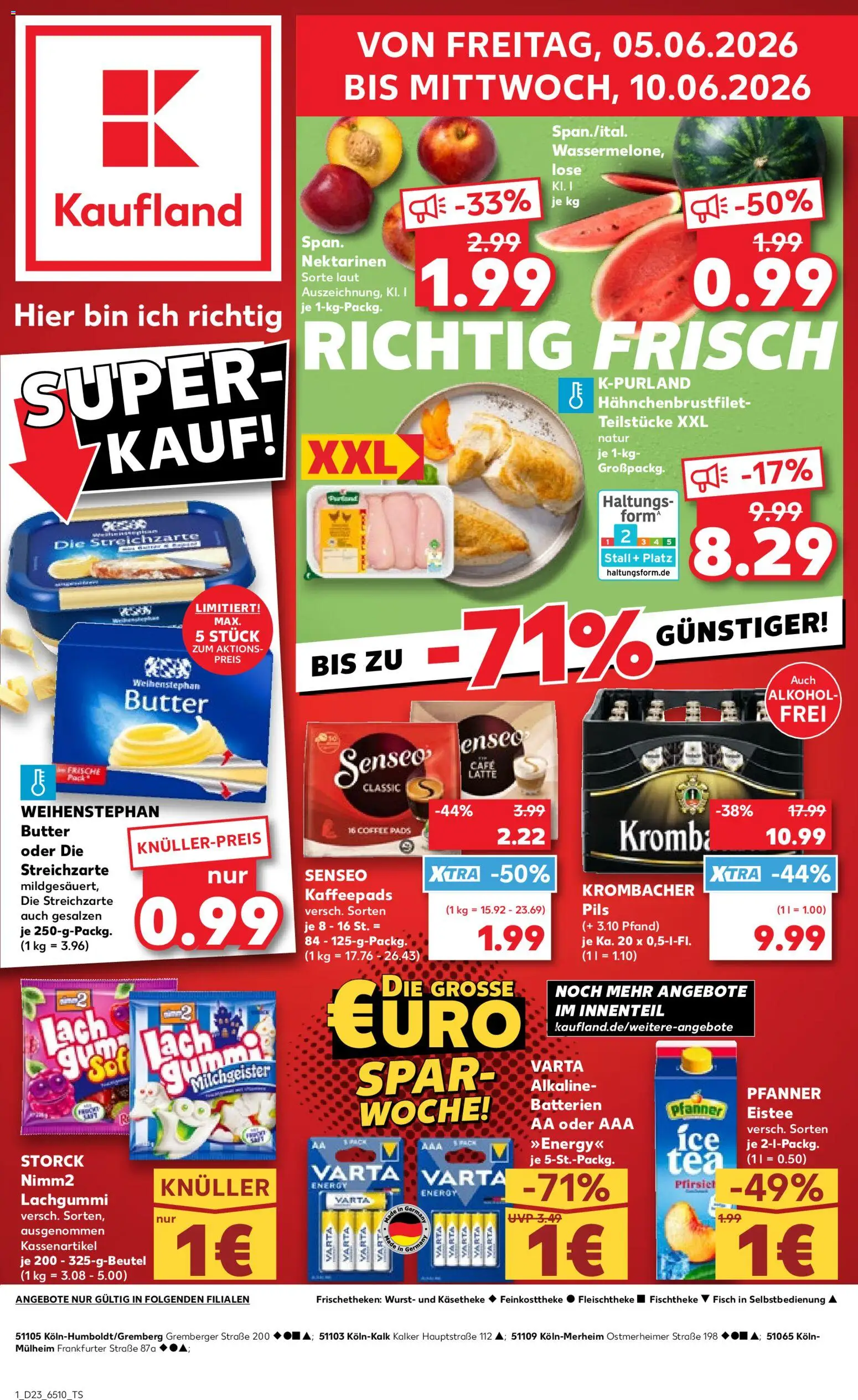 Voorbeeld van Kaufland DE - DE Folder Köln van winkel Kaufland DE geldig vanaf 04-06-2026 - Pads