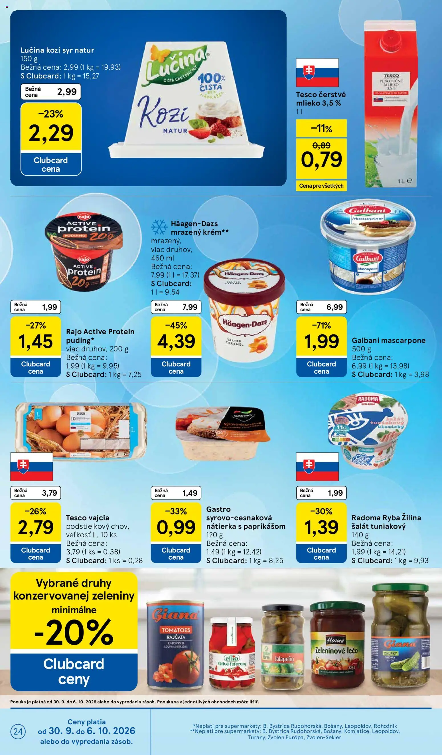 Náhľad Tesco letáku platného od 30.09.2026
