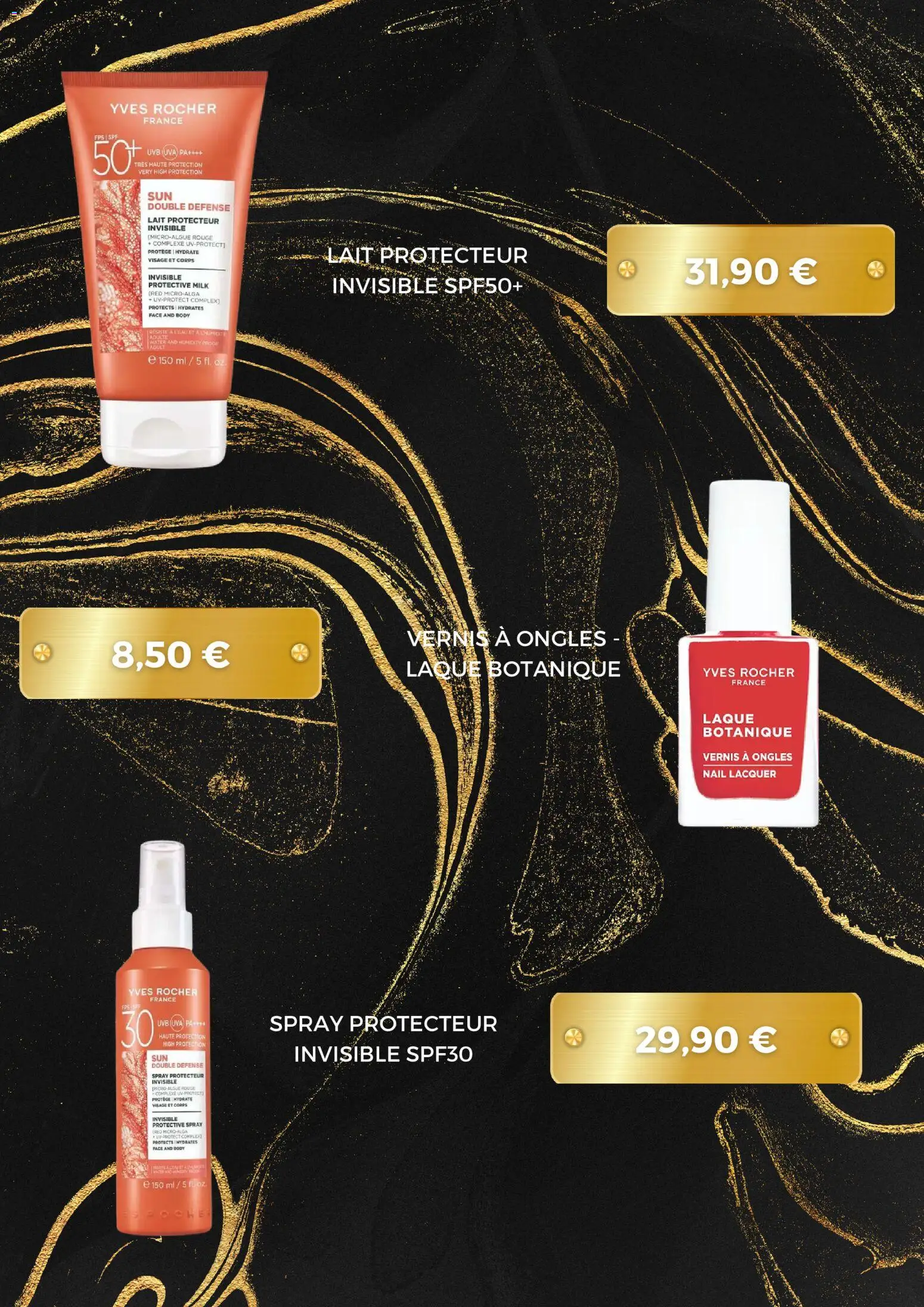 Prévisualisation de Yves Rocher catalogue du magasin Yves Rocher formulaire valide 01/09/2026 - Body, Lait, Vernis a ongles, Laque
