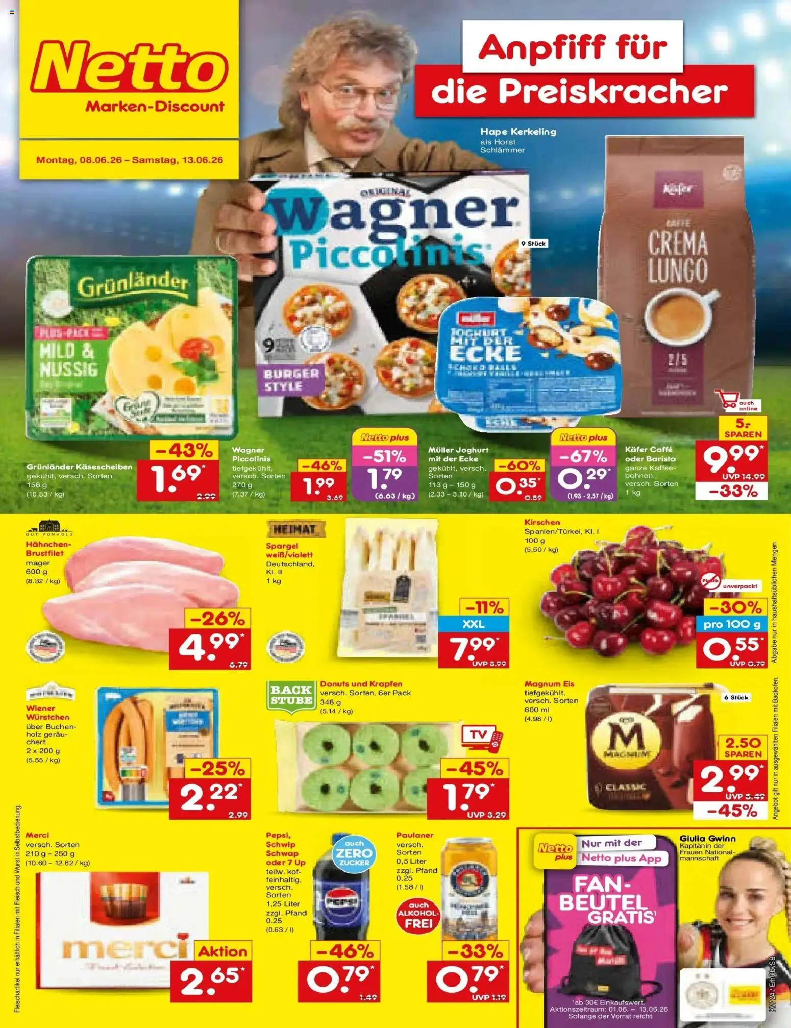 Vorschau von dem Prospekt des Geschäftes Netto Marken-Discount, gültig ab dem 08.06.2026