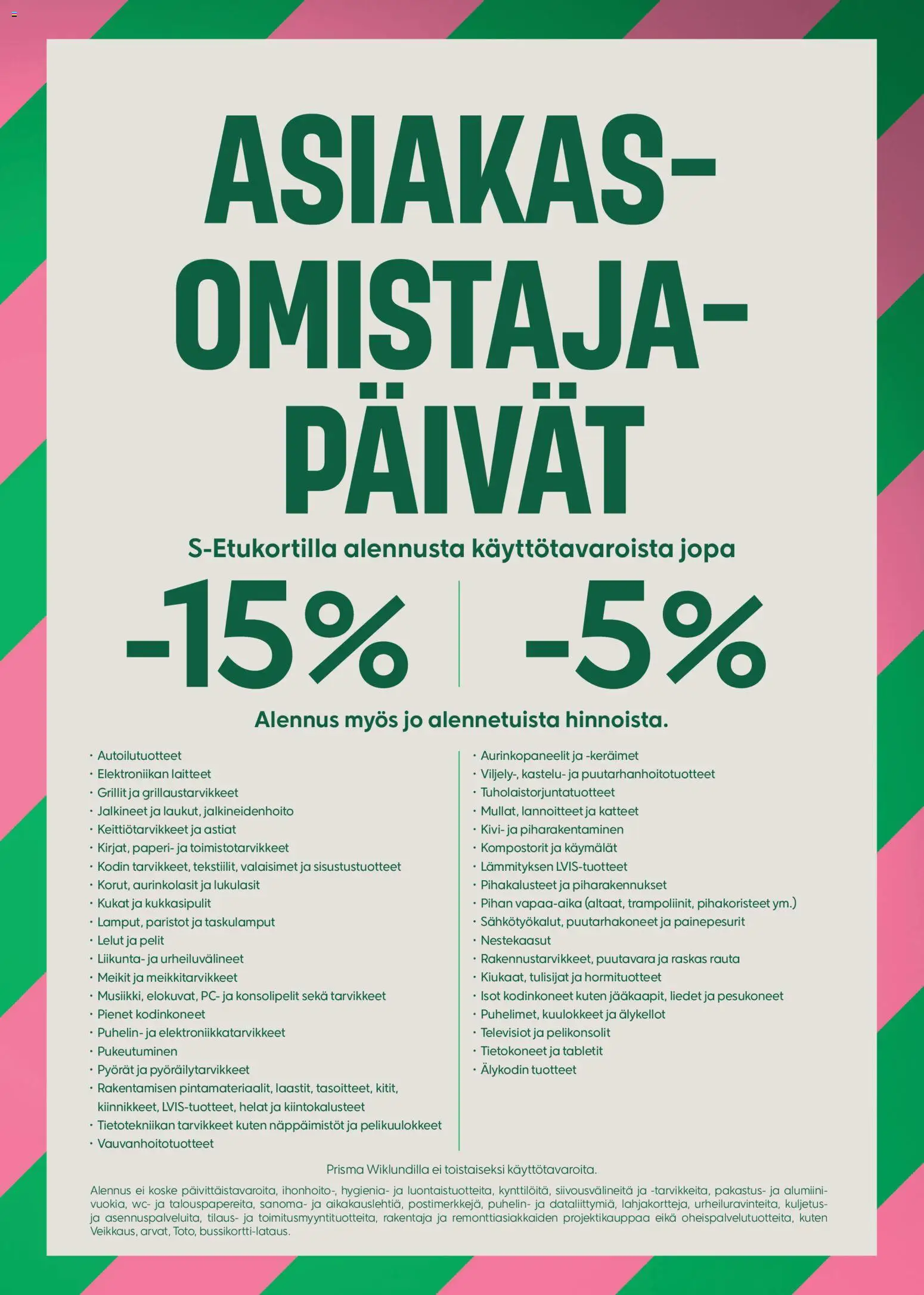 Kaupan Prisma Prisma tarjoukset AO-päivät esikatselu, voimassa 03/08/2026