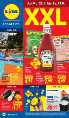 Vorschau von dem Prospekt des Geschäftes Lidl, gültig ab dem 22.06.2026