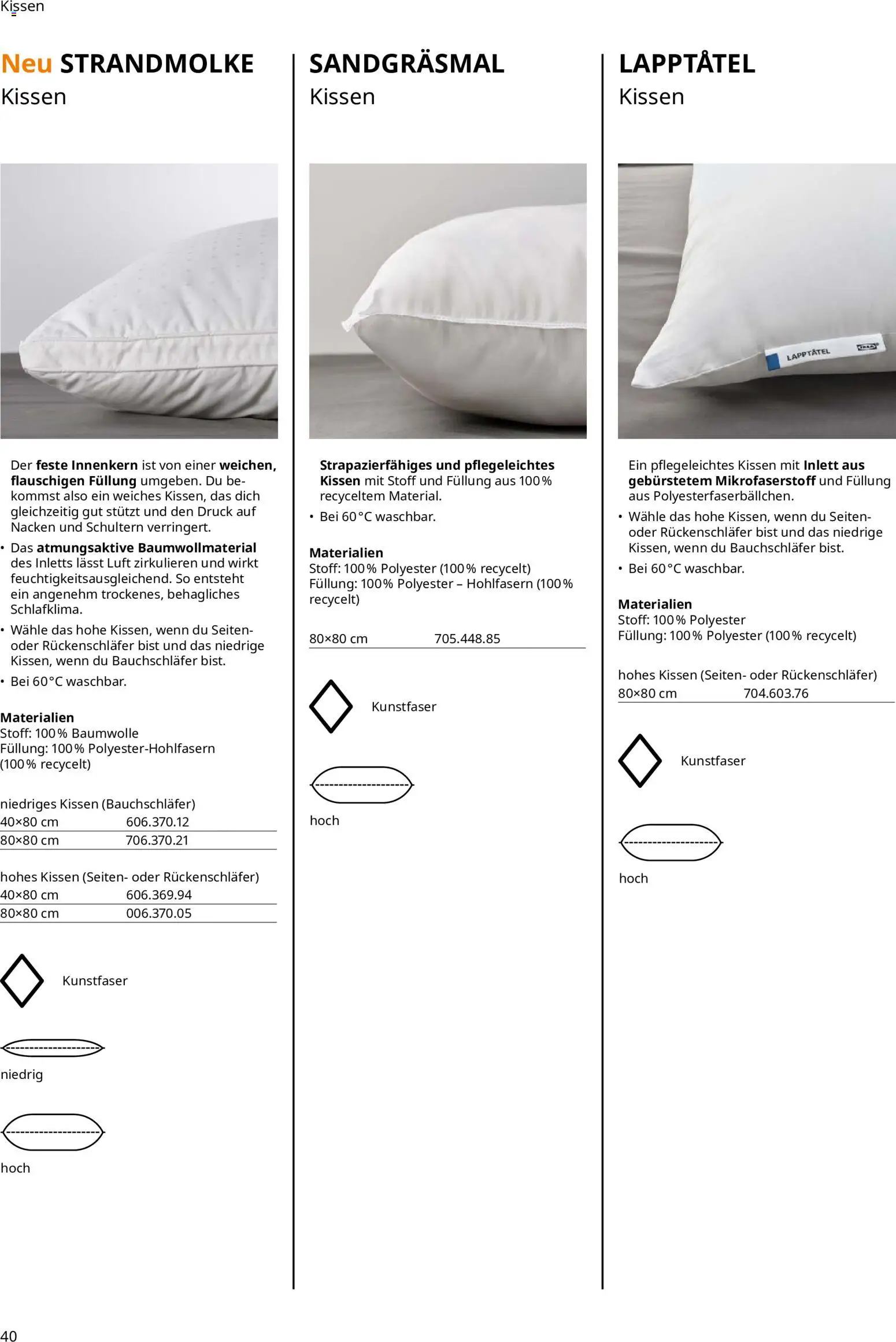 Vorschau von dem Prospekt des Geschäftes Ikea, gültig ab dem 16.09.2026 - Kissen
