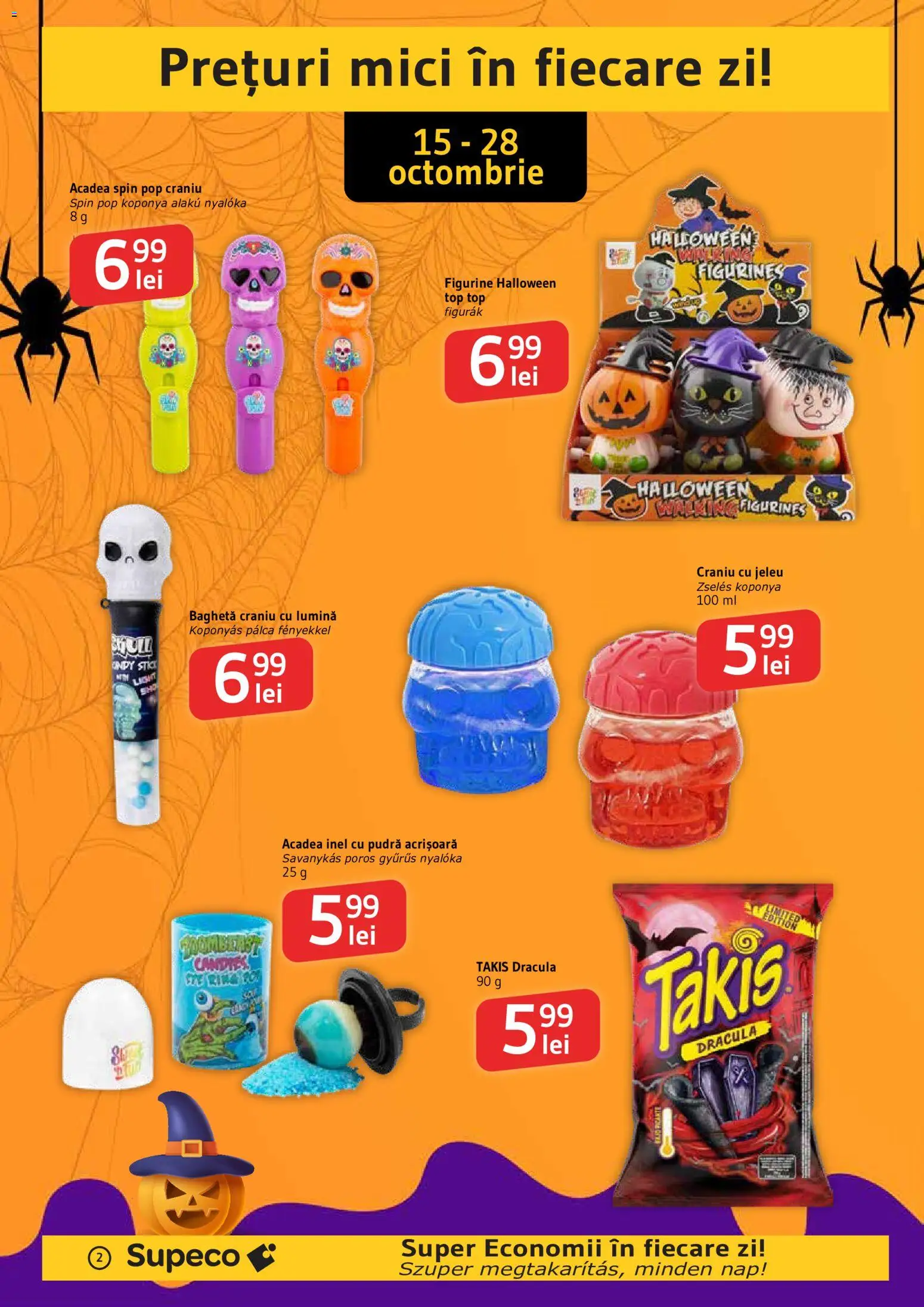 Previzualizarea de cataloage: Supeco Supeco Catalog Bilingv valabil de la 15.10.2026 - Mici, Lumină, Top, Inel, Pudră