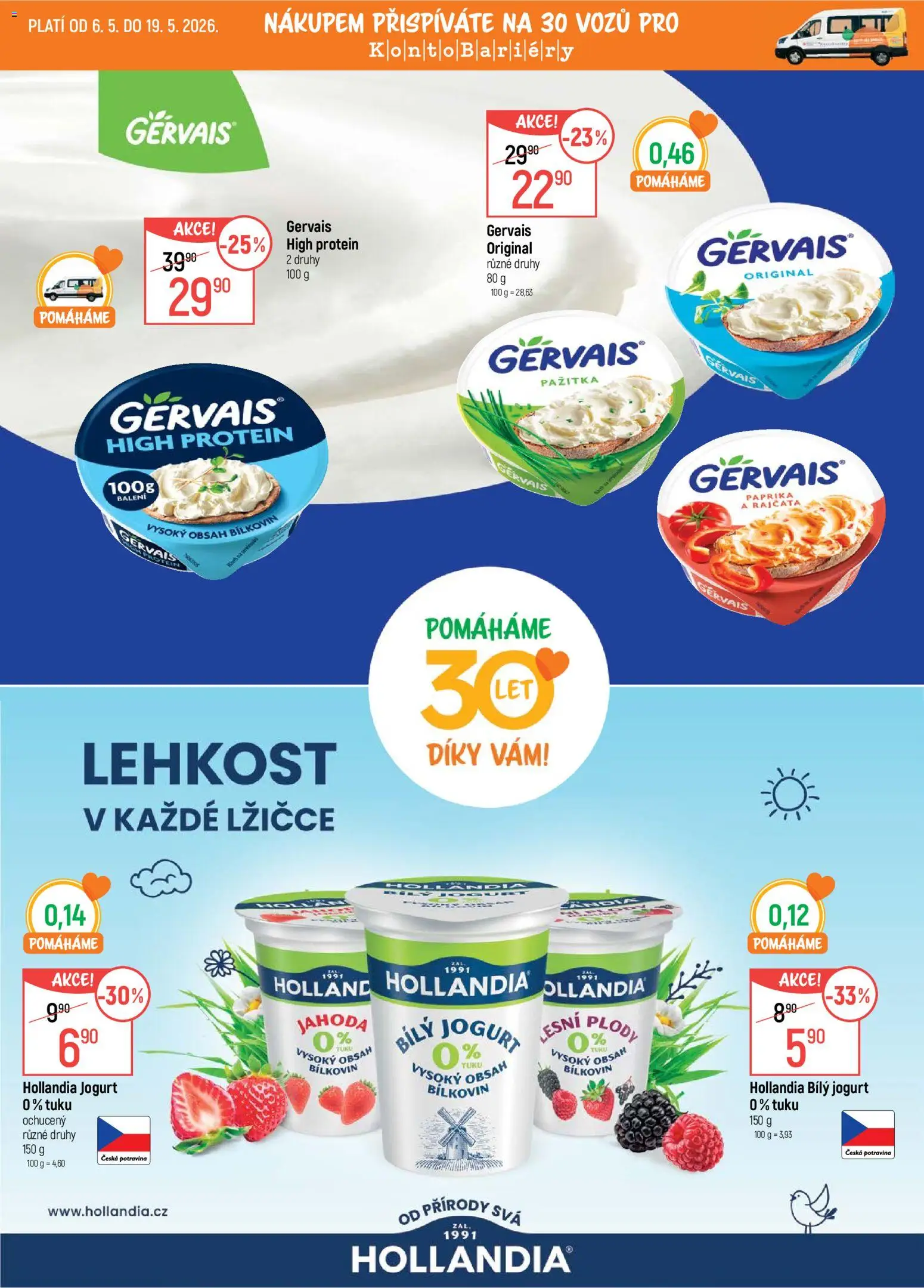 Náhled nabídky: Globus Globus leták - Trmice platný od 06.05.2026 - Protein, Paprika, Jogurt, Gervais, Bílý jogurt, Hollandia, Lesní plody