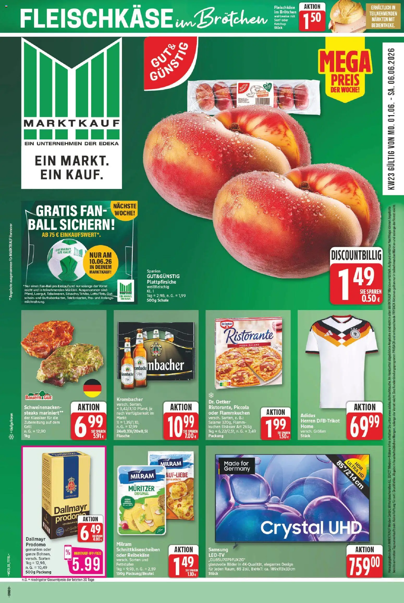 Vorschau von dem Prospekt des Geschäftes Marktkauf, gültig ab dem 01.06.2026