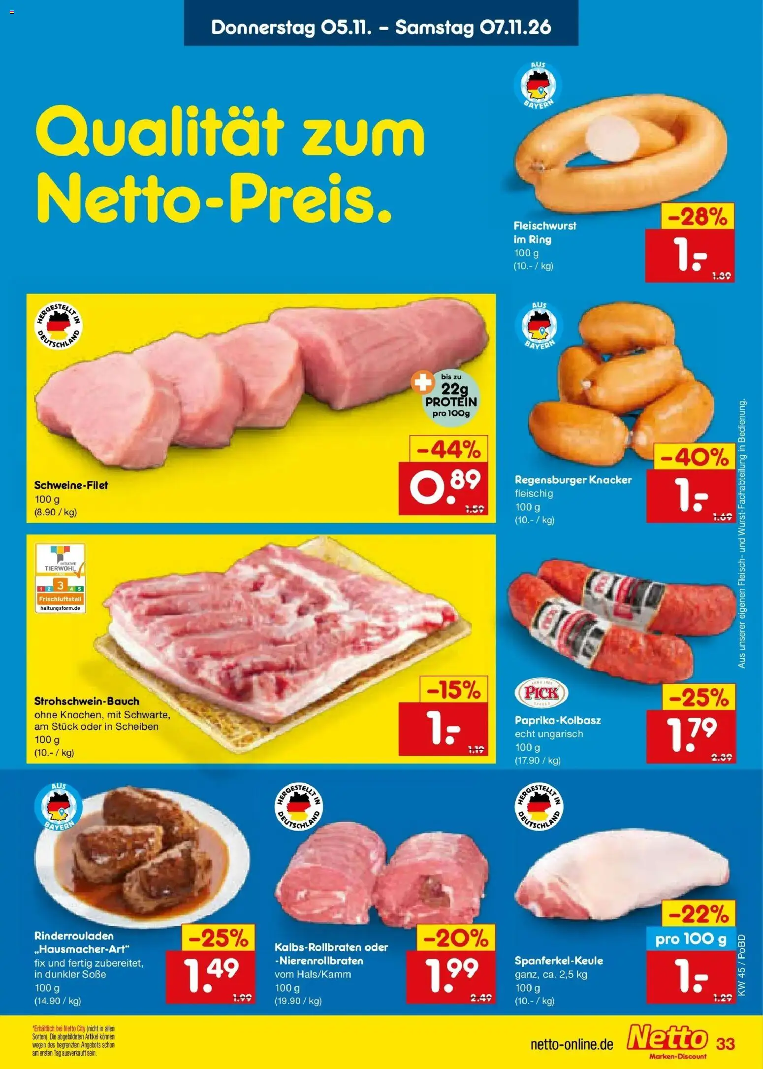 Vorschau von dem Prospekt des Geschäftes Netto Marken-Discount, gültig ab dem 02.11.2026