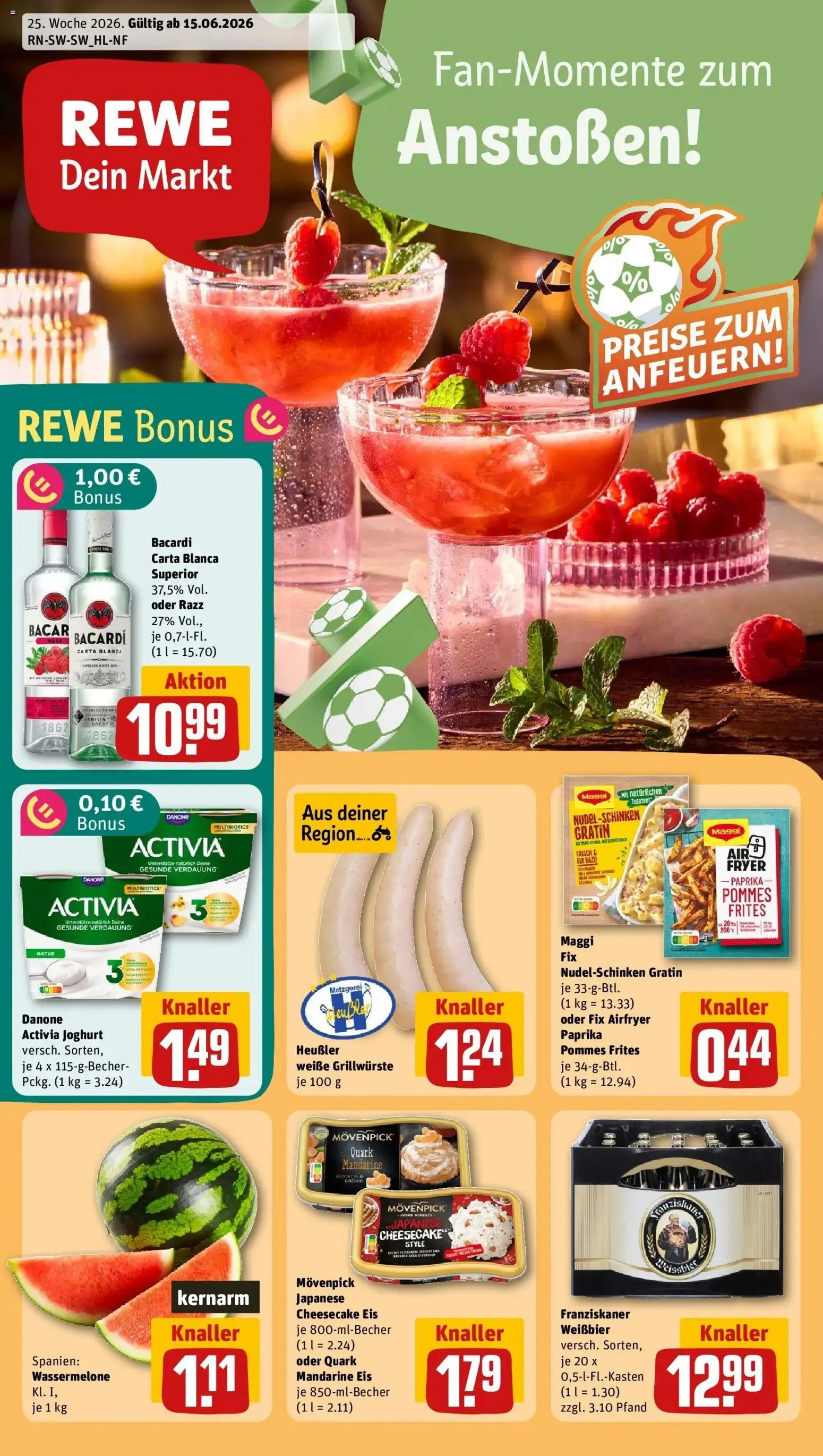 Vorschau von dem Prospekt des Geschäftes Rewe, gültig ab dem 14.06.2026