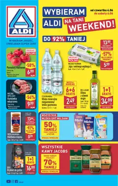 Pogląd gazetki "Aldi gazetka - Oferta weekendowa" ze sklepu Aldi ważnej od 04.06.2026