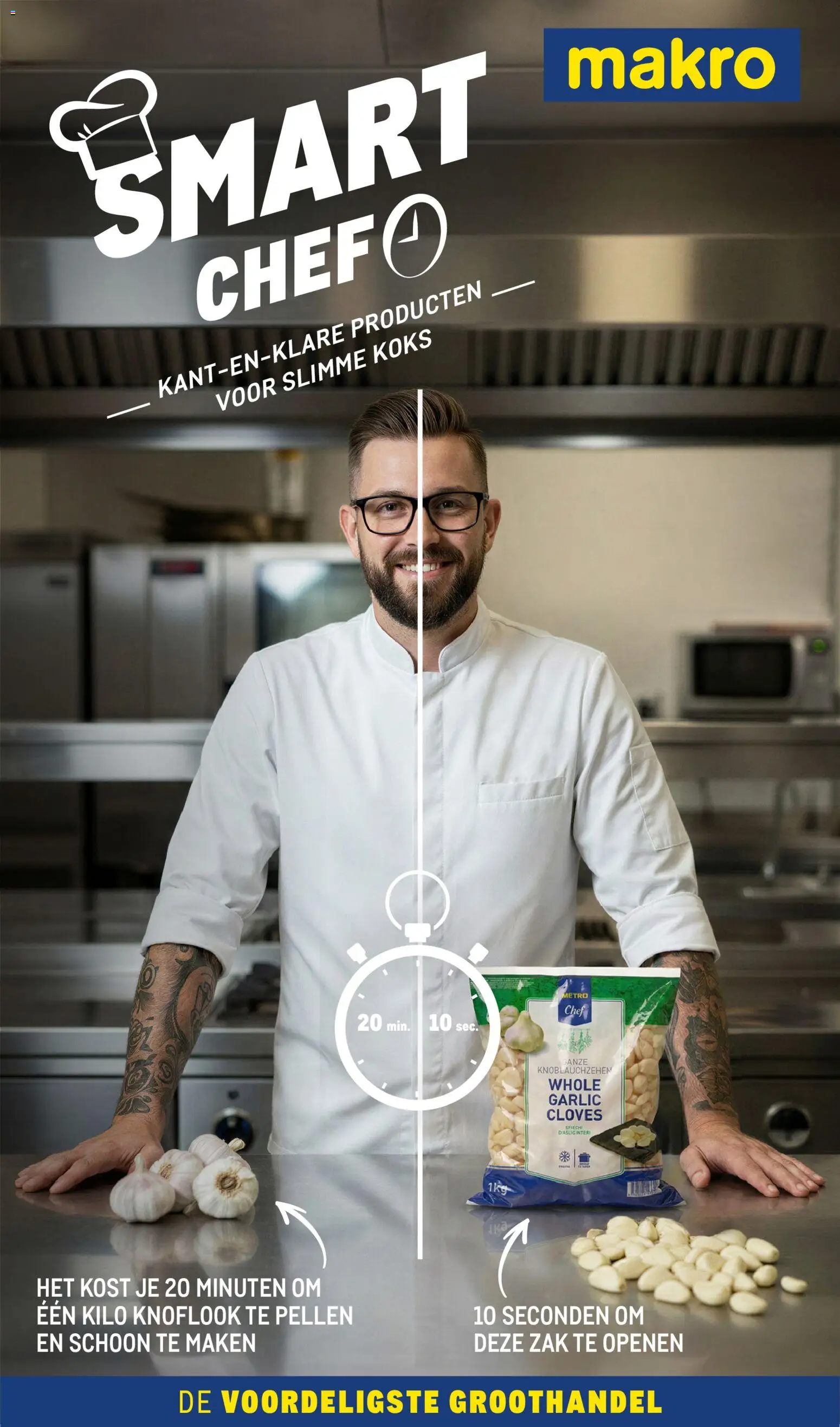 Voorbeeld van Makro folder - Smart chef van winkel Makro geldig vanaf 01-11-2026 - Knoflook, Zak
