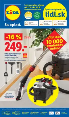 Náhľad Lidl letáku platného od 17.08.2026