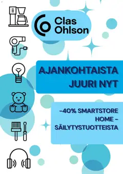 Kaupan Clas Ohlson Clas Ohlson tarjoukset esikatselu, voimassa 03/09/2026