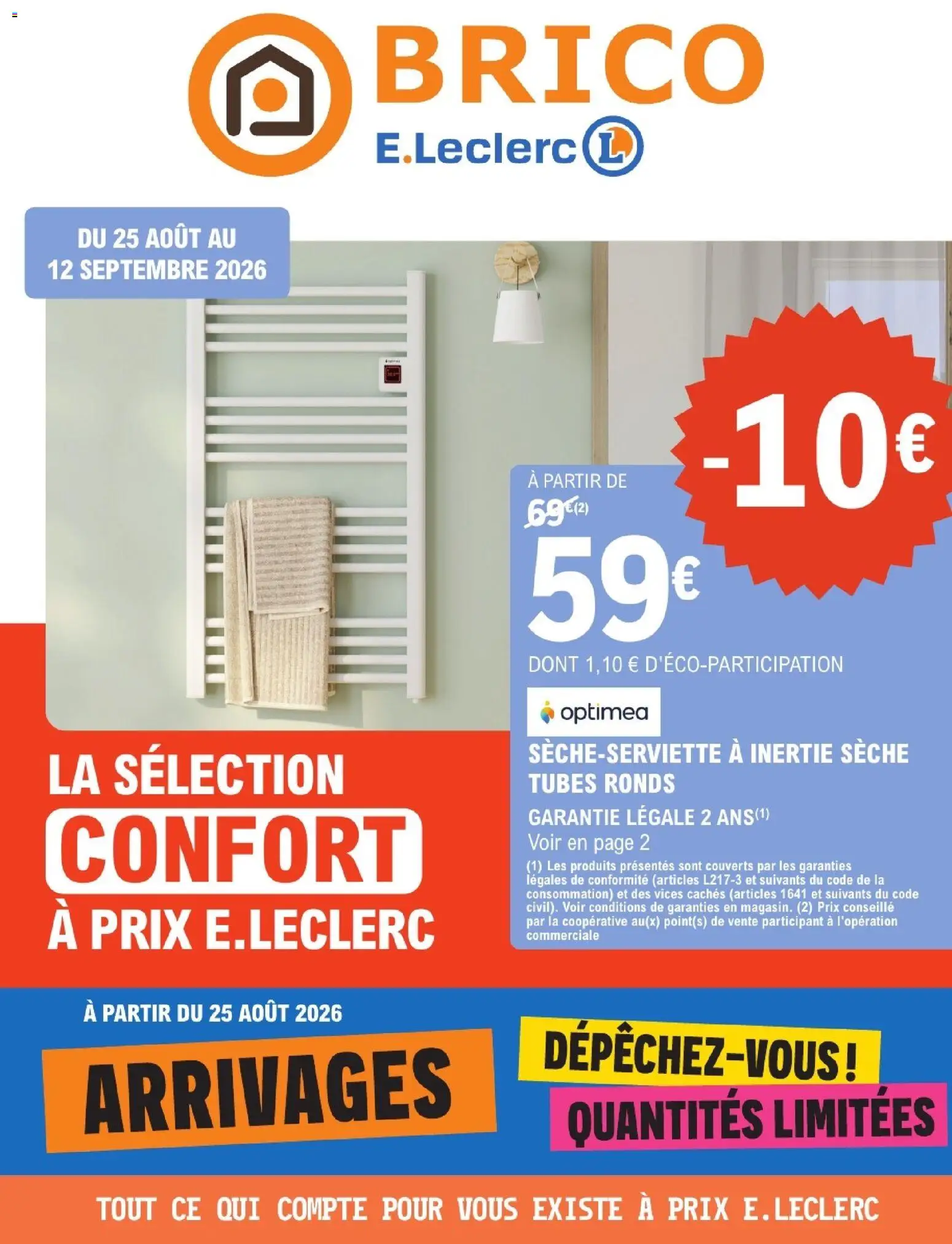 Prévisualisation de Brico E.Leclerc Arrivages bricolage du magasin Brico E.Leclerc formulaire valide 25/08/2026