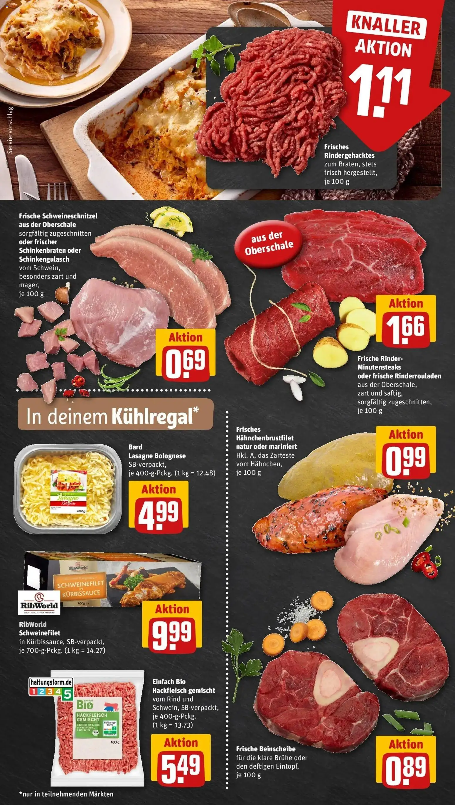 Vorschau von dem Prospekt des Geschäftes Rewe, gültig ab dem 26.10.2026