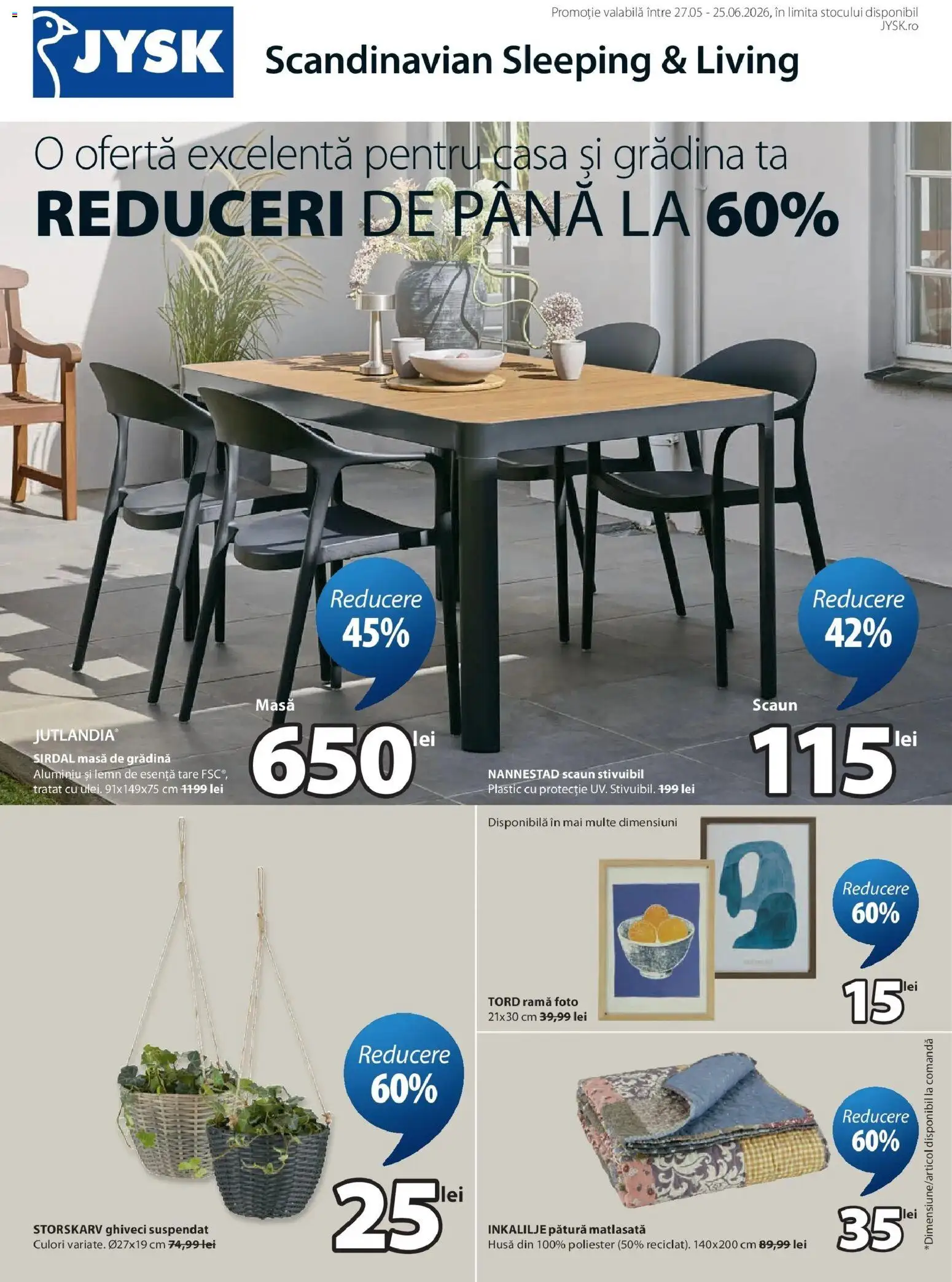 Previzualizarea de cataloage: JYSK JYSK Catalog valabil de la 27.05.2026
