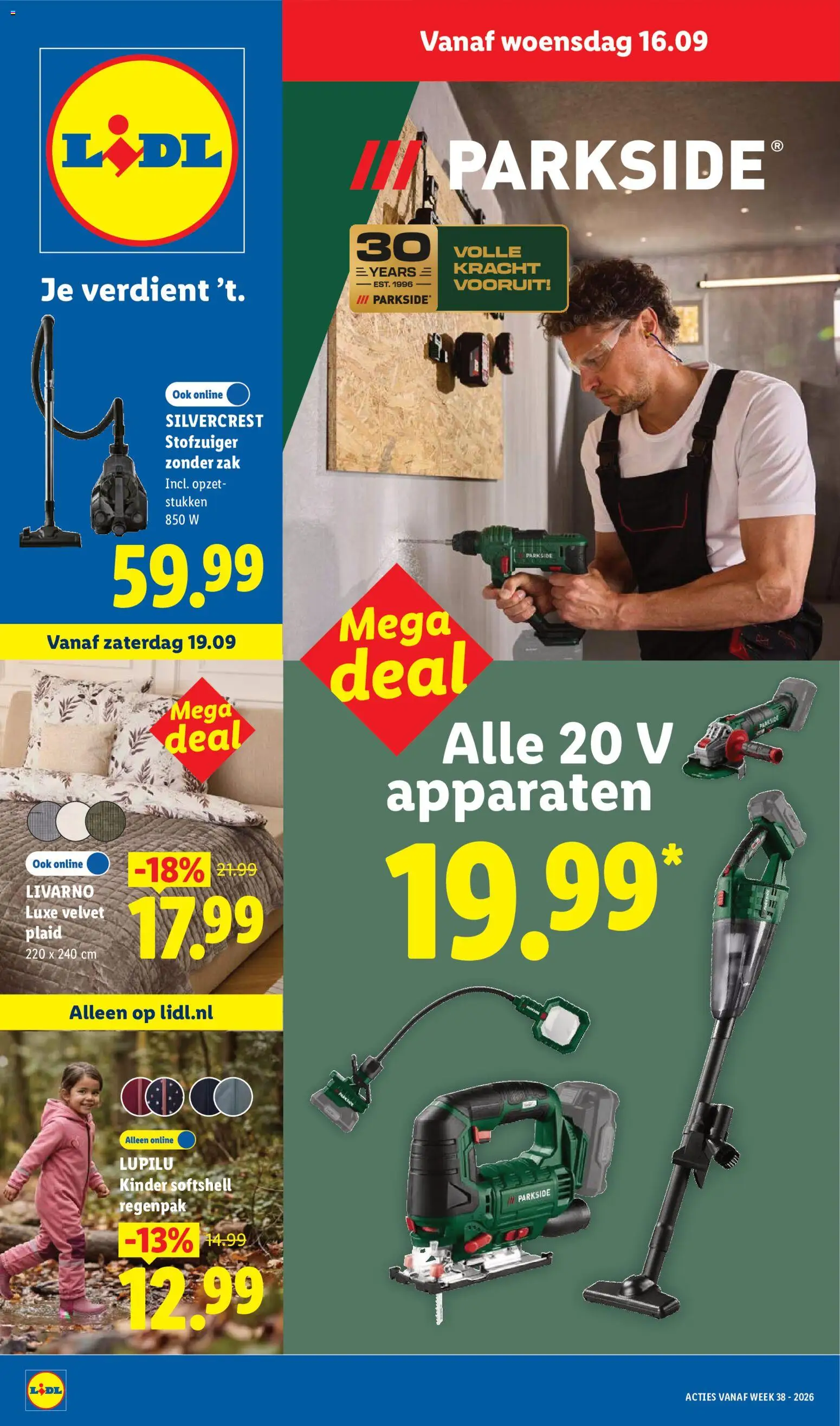 Voorbeeld van Lidl folder - Non Food folder - Week 38 van winkel Lidl geldig vanaf 16-09-2026