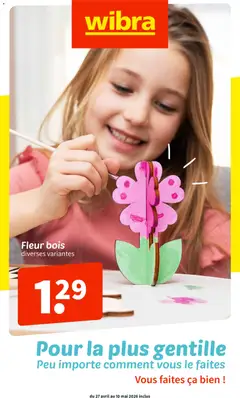 Prévisualisation de Wibra catalouge du magasin Wibra formulaire valide 27/04/2026