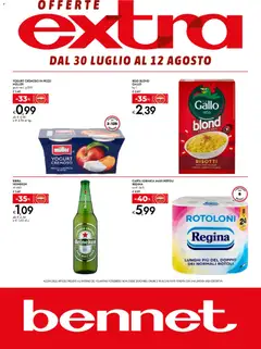 Anteprima dell'opuscolo bennet volantino Extra dal negozio bennet valido da 30/07/2026