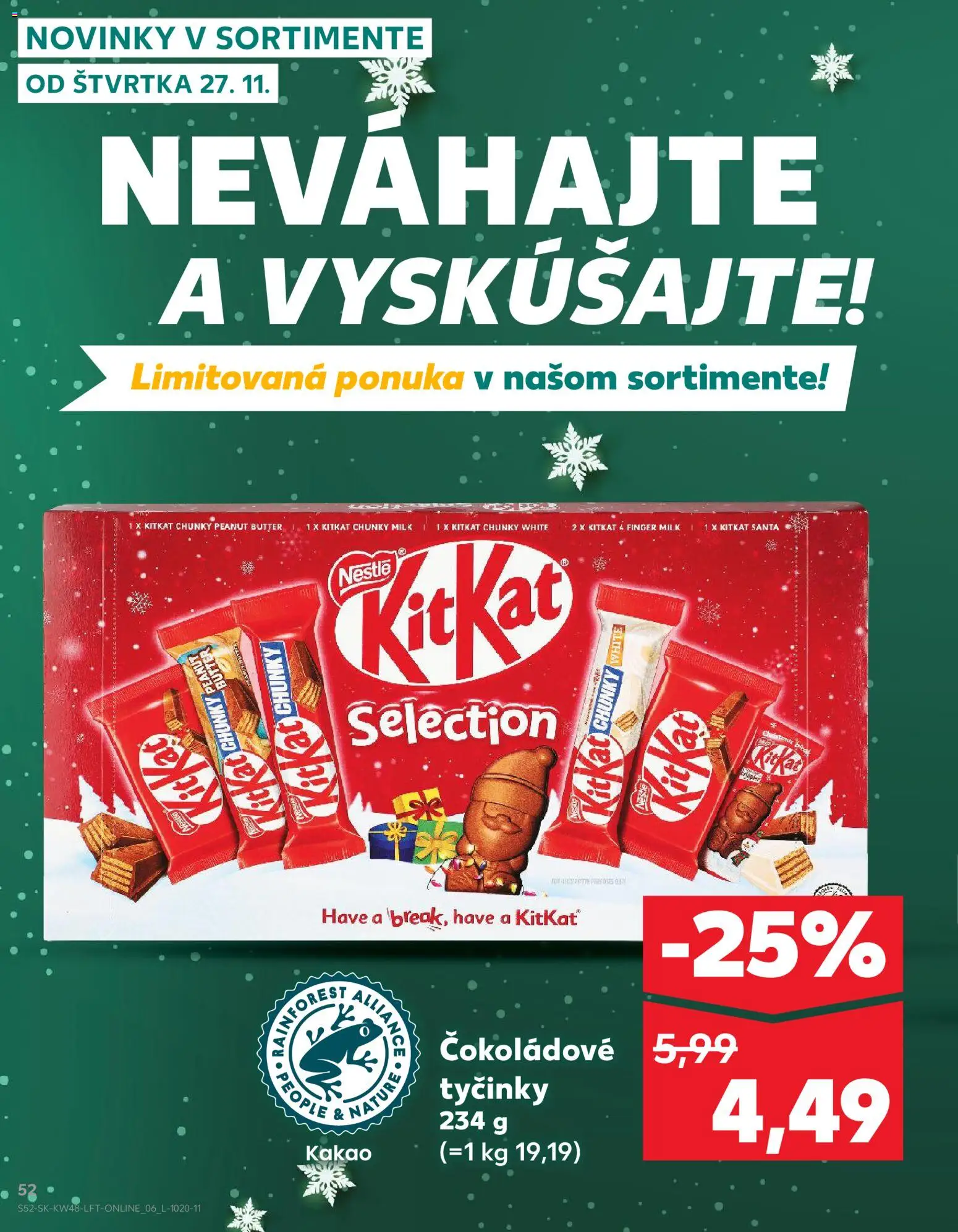 Náhľad Kaufland letáku platného od 27.11.2025 - Kakao