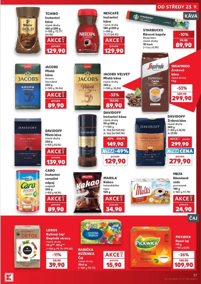 Nový Kaufland leták od 23.09.