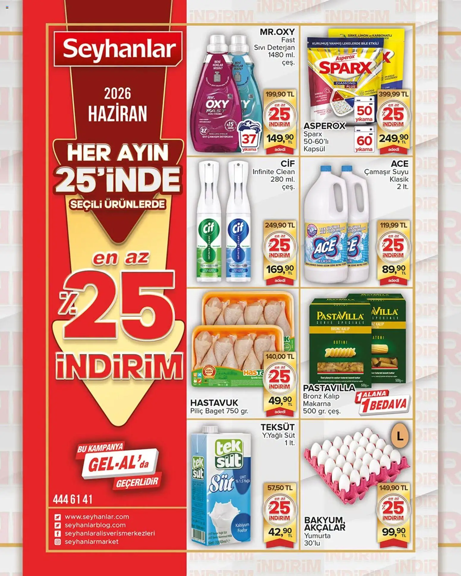 Seyhanlar Market Seyhanlar Market Katalog 25.06.2026 - Broşürünün önizlemesi