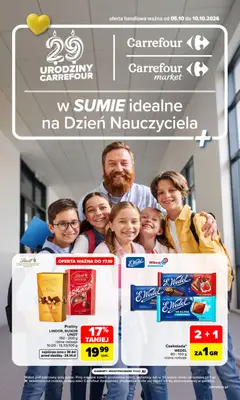 Pogląd gazetki "Carrefour gazetka - Dzień Nauczyciela" ze sklepu Carrefour ważnej od 05.10.2026