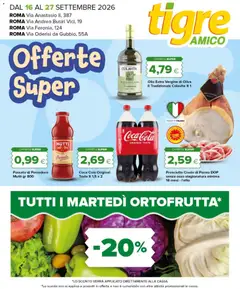 Anteprima dell'opuscolo Tigre volantino Amico Lazio dal negozio Tigre valido da 16/09/2026