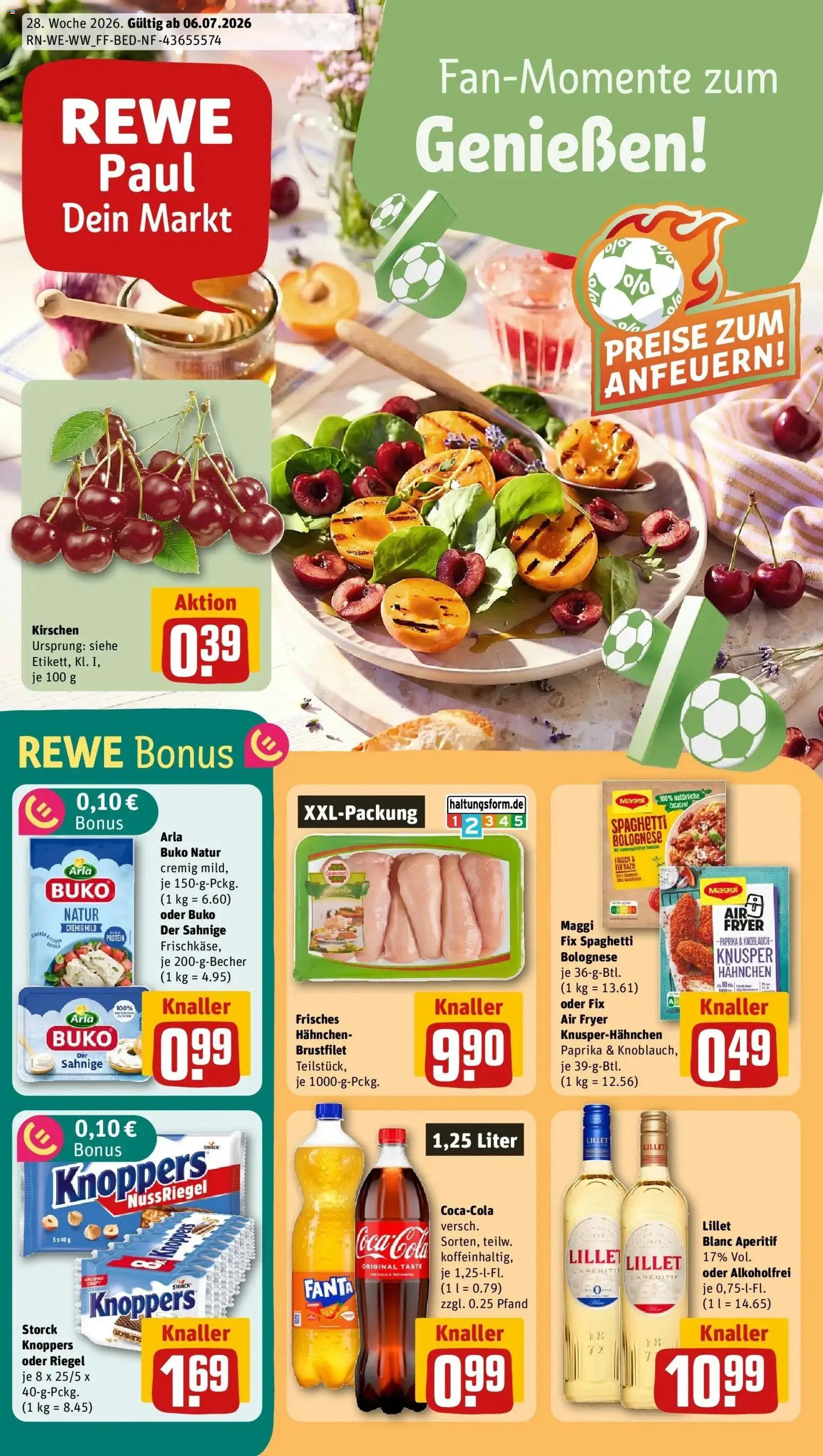 Vorschau von dem Prospekt des Geschäftes Rewe, gültig ab dem 05.07.2026