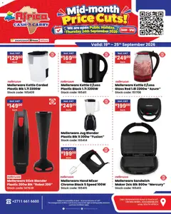 Preview of Africa Cash & Carry flyer valid from 19/09/2026