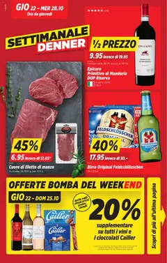 Vorschau des Merkblatts Denner aktionen IT vom Shop Denner gültig von 22.10.2026 bis 28.10.2026