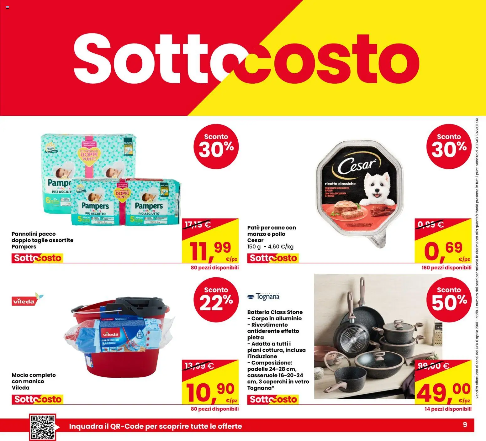 Anteprima dell'opuscolo Despar volantino Due Carrare dal negozio Despar valido da 22/10/2026 - Pollo, Batteria, Manzo, Pampers, Alluminio, Mocio, Pannolini, Paté