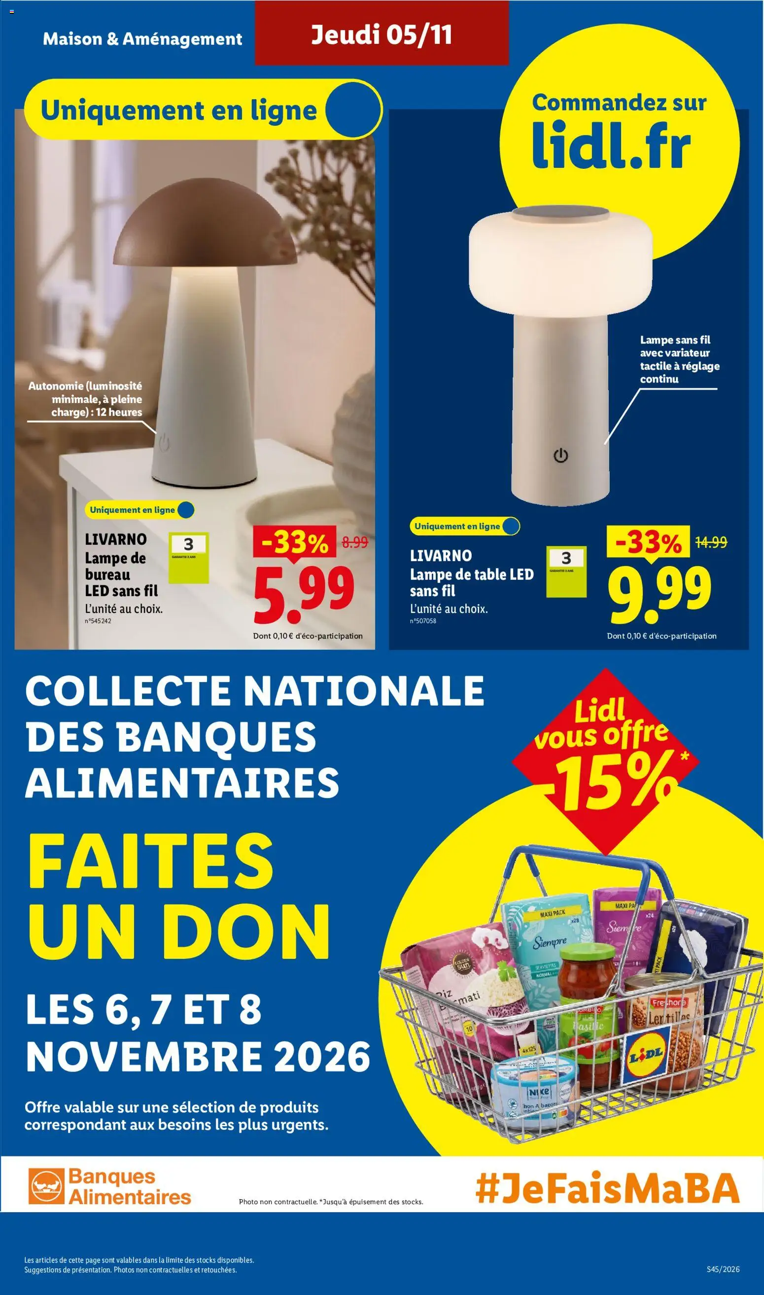 Prévisualisation de LIDL catalogue du magasin LIDL formulaire valide 05/11/2026