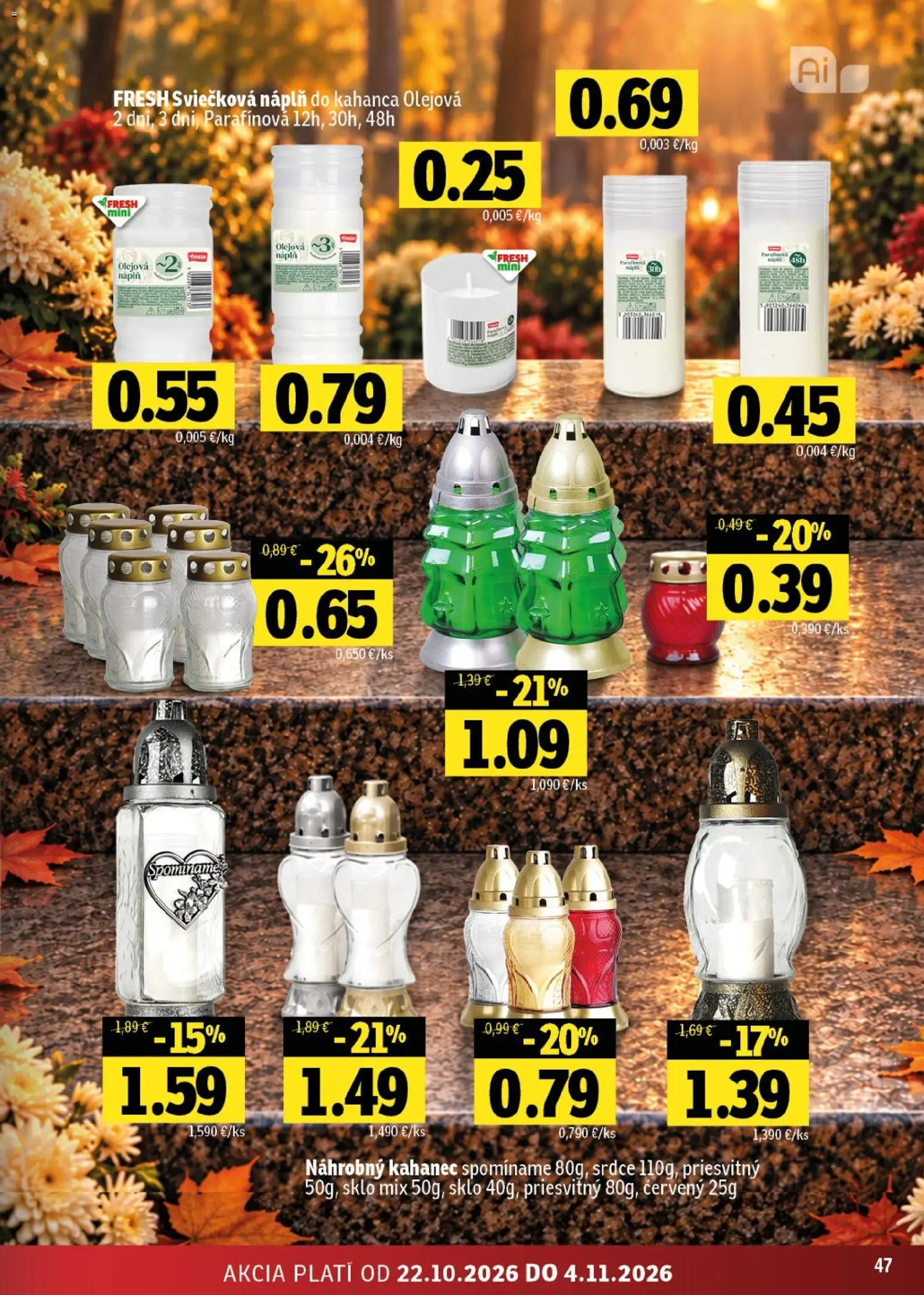 Náhľad Fresh letáku platného od 22.10.2026