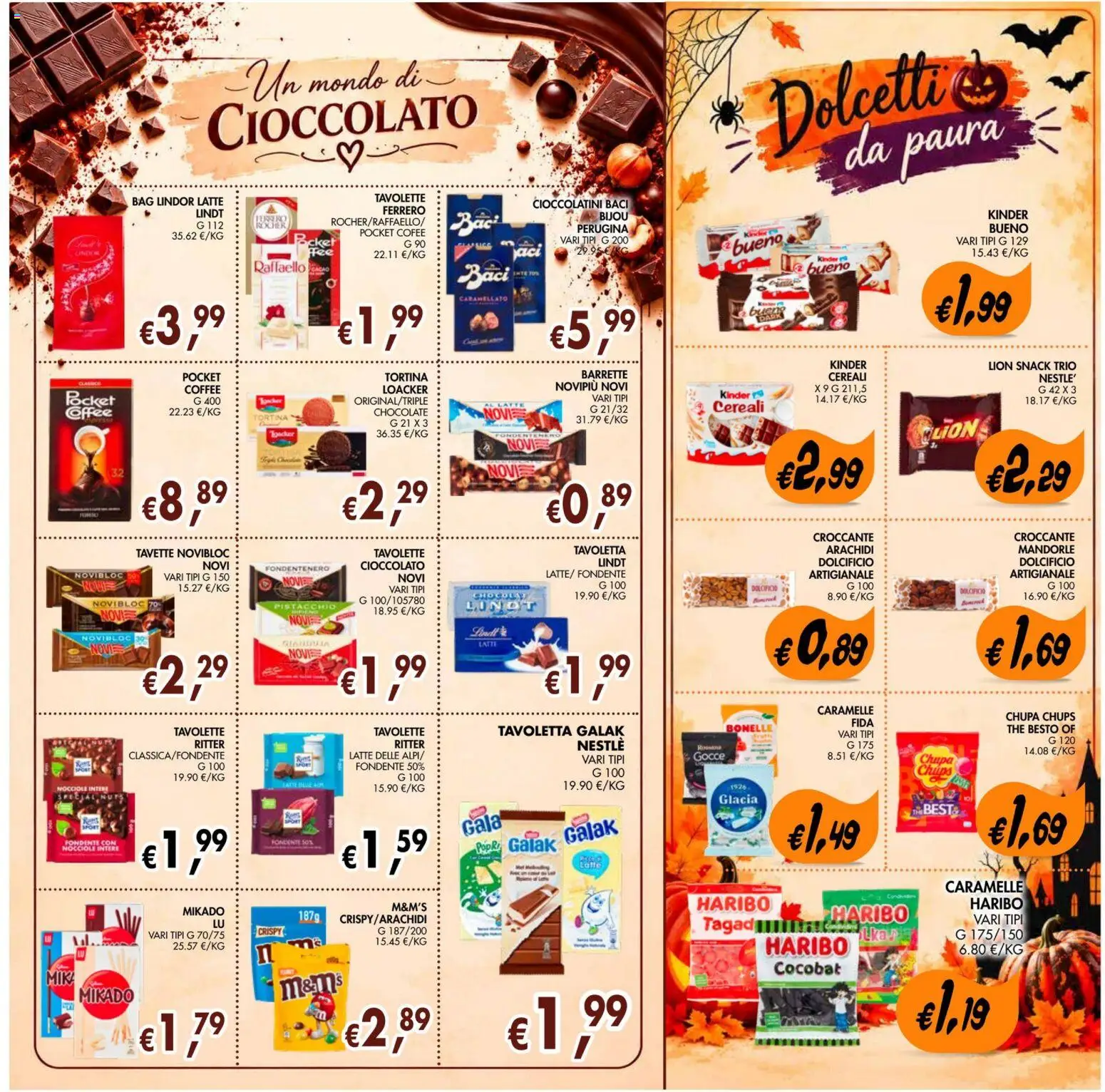 Anteprima dell'opuscolo Coal volantino èccoMi Teramo dal negozio Coal valido da 22/10/2026 - The, Latte, Lindt, Raffaello, Cereali, Arachidi, Caramelle, Tavoletta