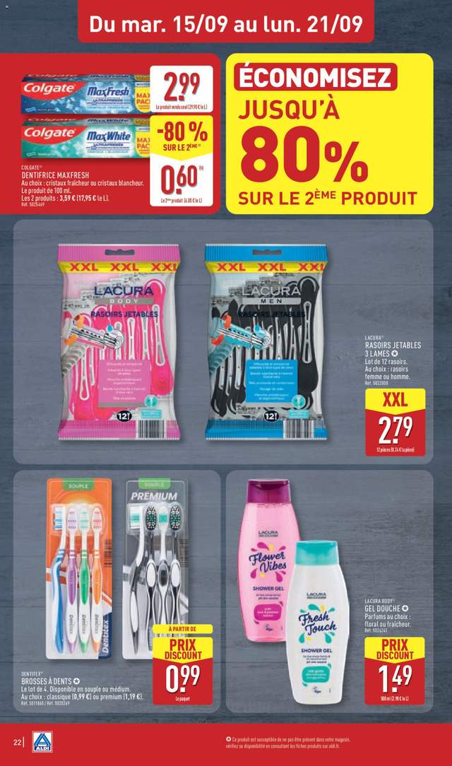 Nouveau catalogue Aldi à partir du 15/09