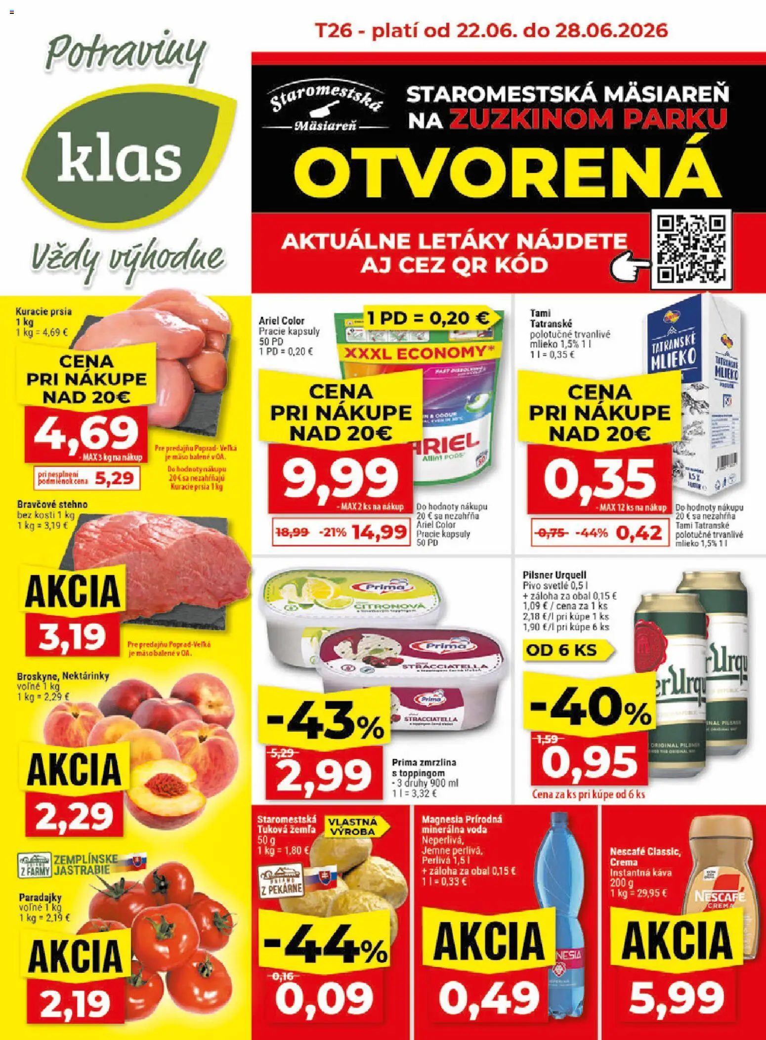 Náhľad Klas letáku platného od 22.06.2026