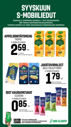 Kaupan S-market S-market tarjoukset esikatselu, voimassa 01/09/2026