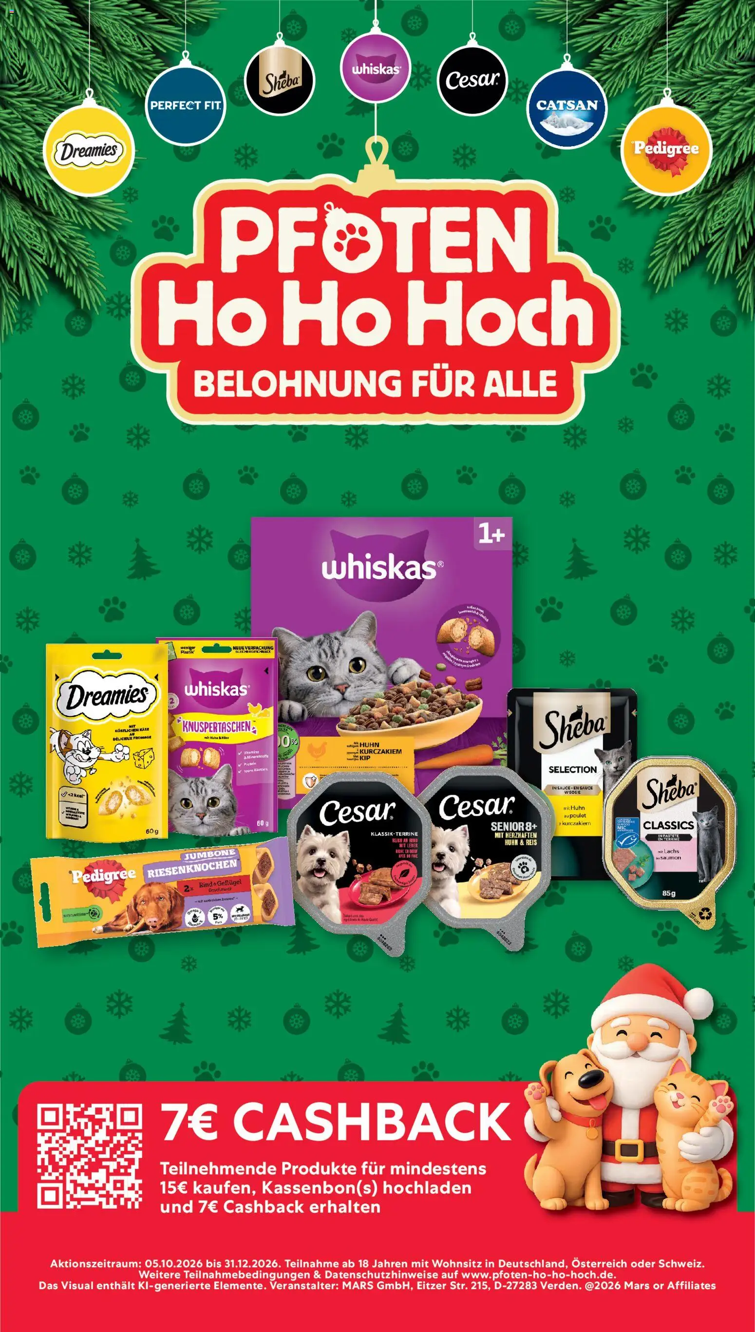 Vorschau von dem Prospekt des Geschäftes Famila Nordwest, gültig ab dem 26.10.2026 - Käse, Mars, Lachs, Reis, Whiskas, Pedigree, Sheba, Catsan