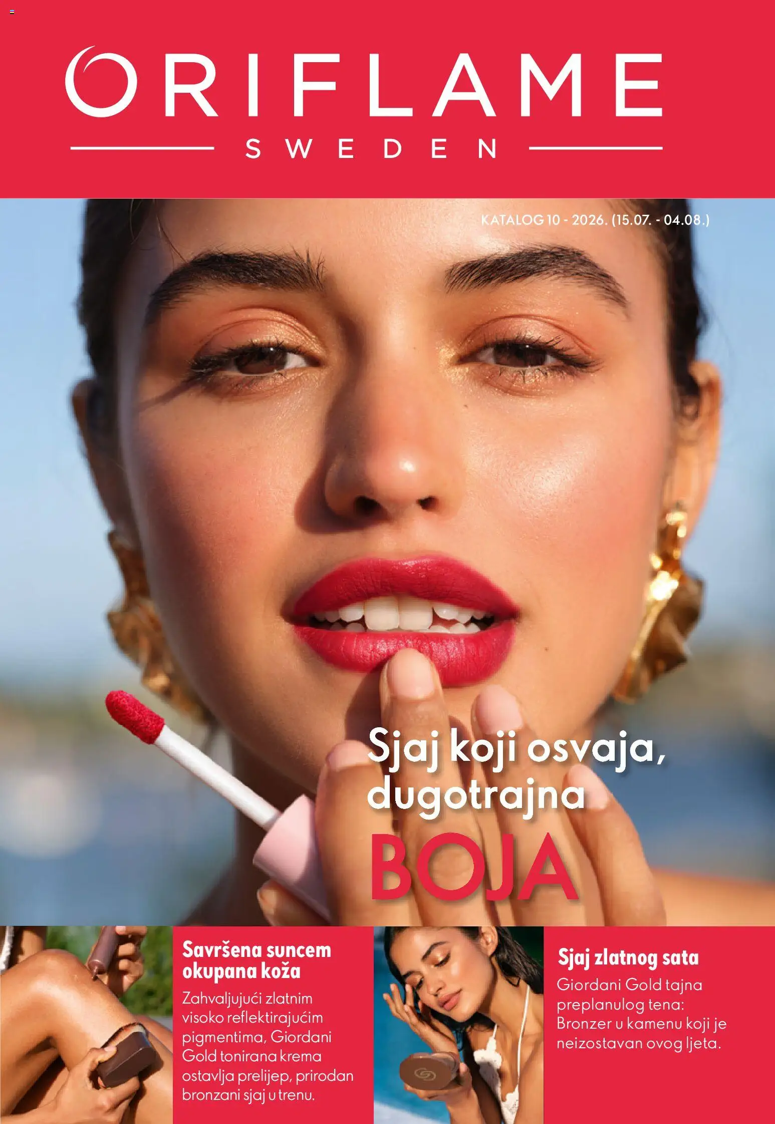 Pregled letka Oriflame katalog 10 trgovine Oriflame vrijedi od 15.07.2026