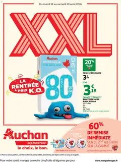 Prévisualisation de Auchan Promos XXL supers du magasin Auchan formulaire valide 18/08/2026