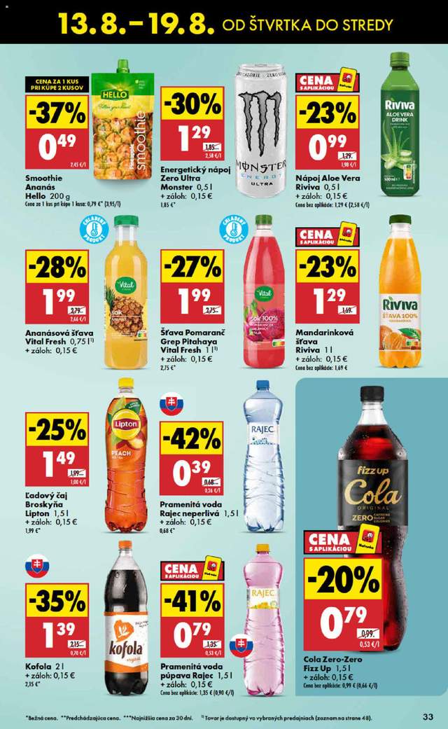 Nový Biedronka leták od 13.08.